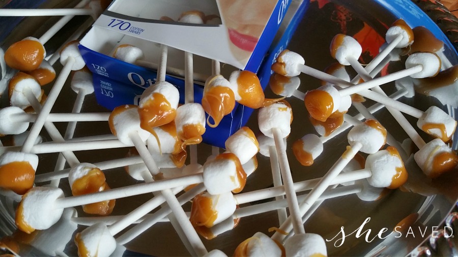 Gross Halloween Party Food: Dirty Earwax Q-Tip Treats - SheSaved®