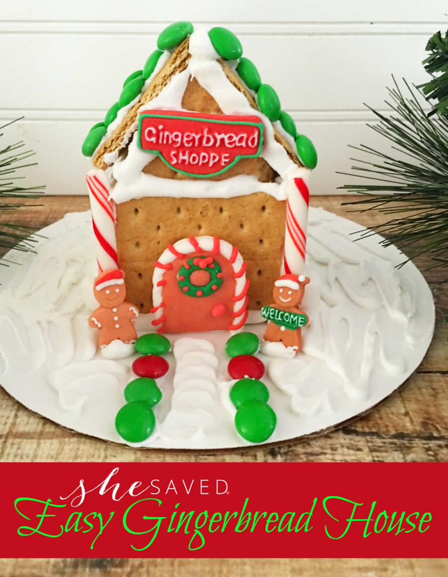 Easy Gingerbread House Recipe SheSaved®