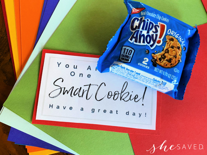 Free Lunchbox Printable One Smart Cookie SheSaved®