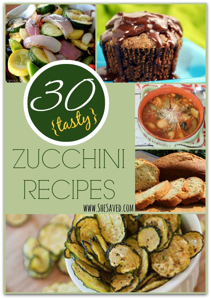 30 Tasty Zucchini Recipes - SheSaved®