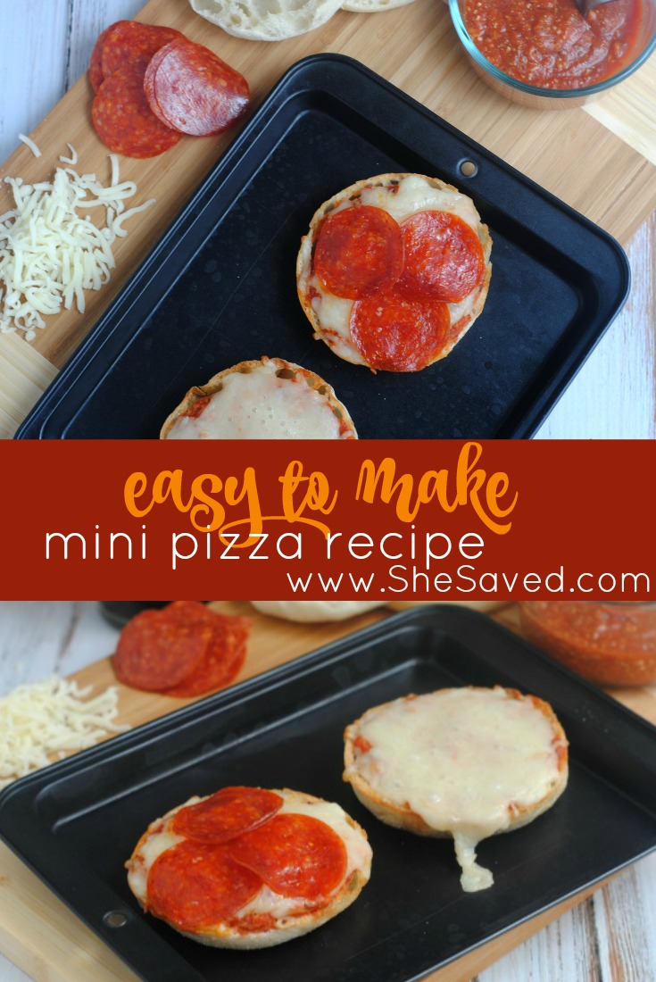 easy mini pizza recipe - SheSaved®