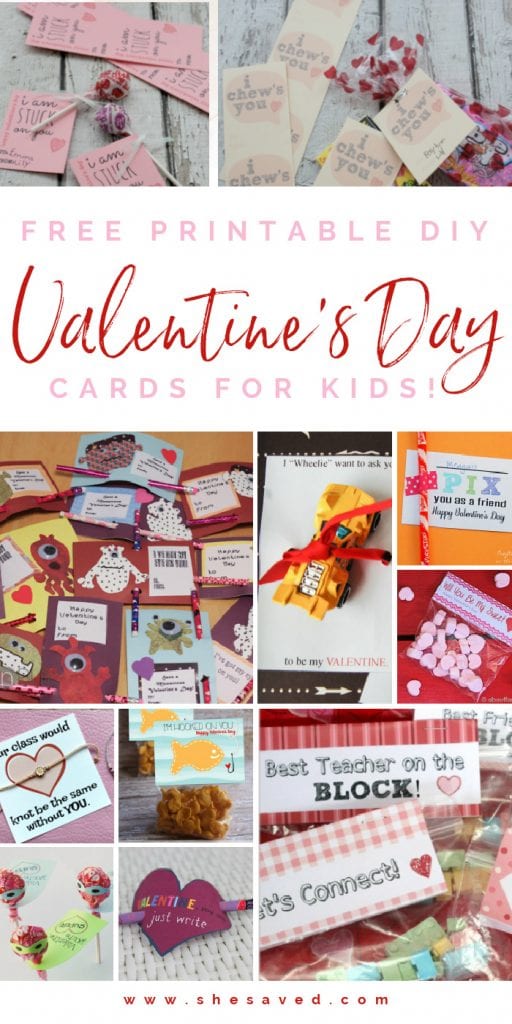 10 DIY Valentines for Kids - SheSaved®