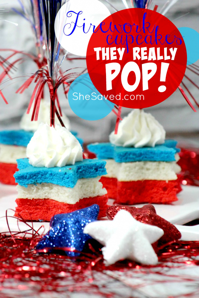 Firework Cupcakes That Really POP! - SheSaved®