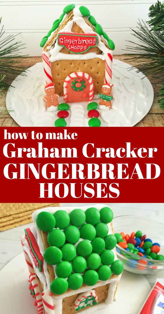 Easy graham cracker gingerbread houses are a fun Christmas activity