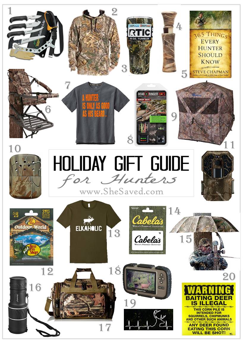 HOLIDAY GIFT GUIDE Gifts for the Hunter on Your List SheSaved®