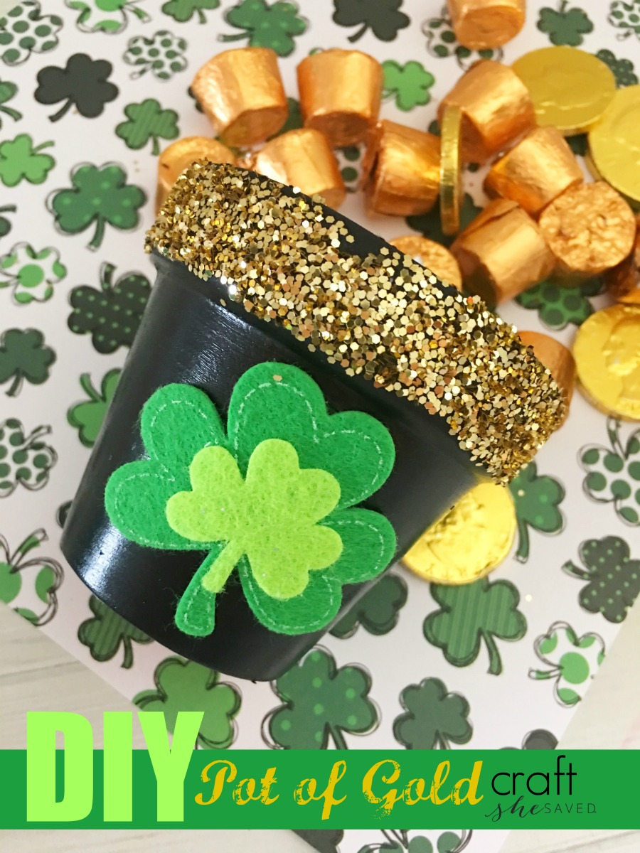 St Patrick's Day Pot of Gold Craft! An Upcyling DIY Project That Is Fun For  the Kids! - Fun Learning Life
