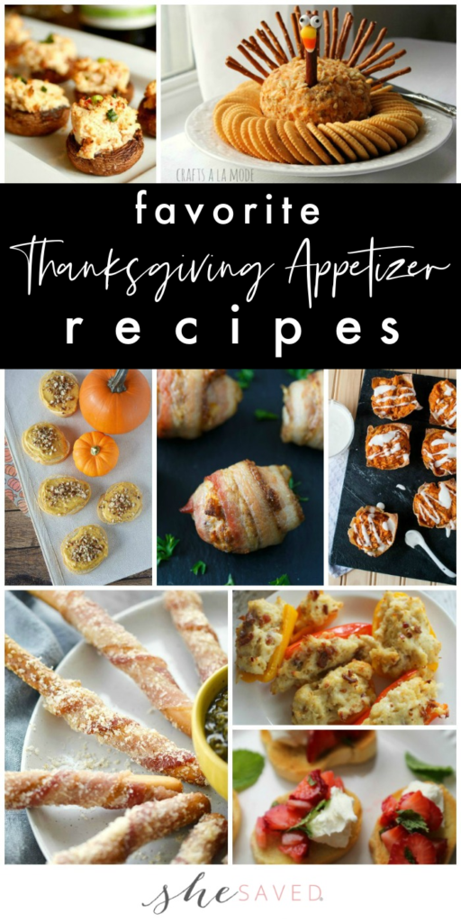 Thanksgiving Appetizer Recipes - SheSaved®