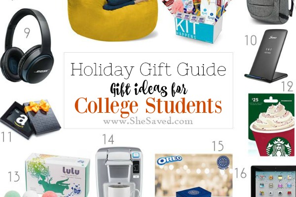 Holiday Gift Guide for College Students