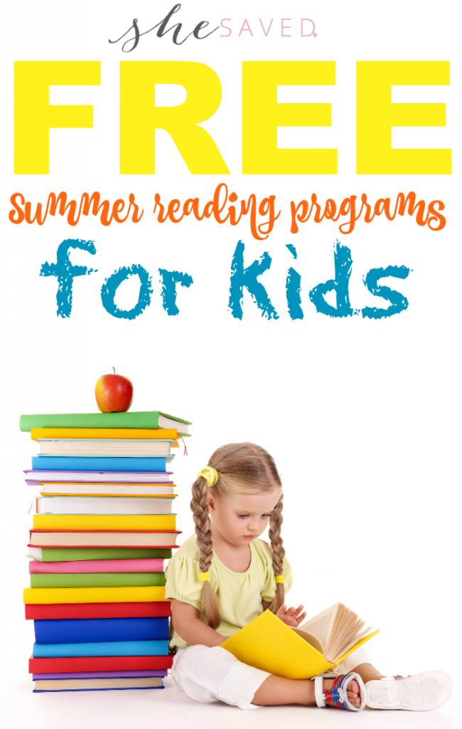 FREE Summer Reading Programs for Kids SheSaved®