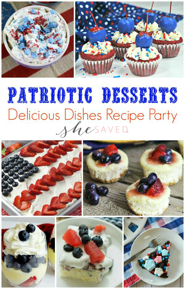 Patriotic Dessert Recipes - SheSaved®