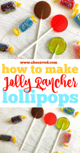 How to Make Jolly Rancher Lollipops - SheSaved®