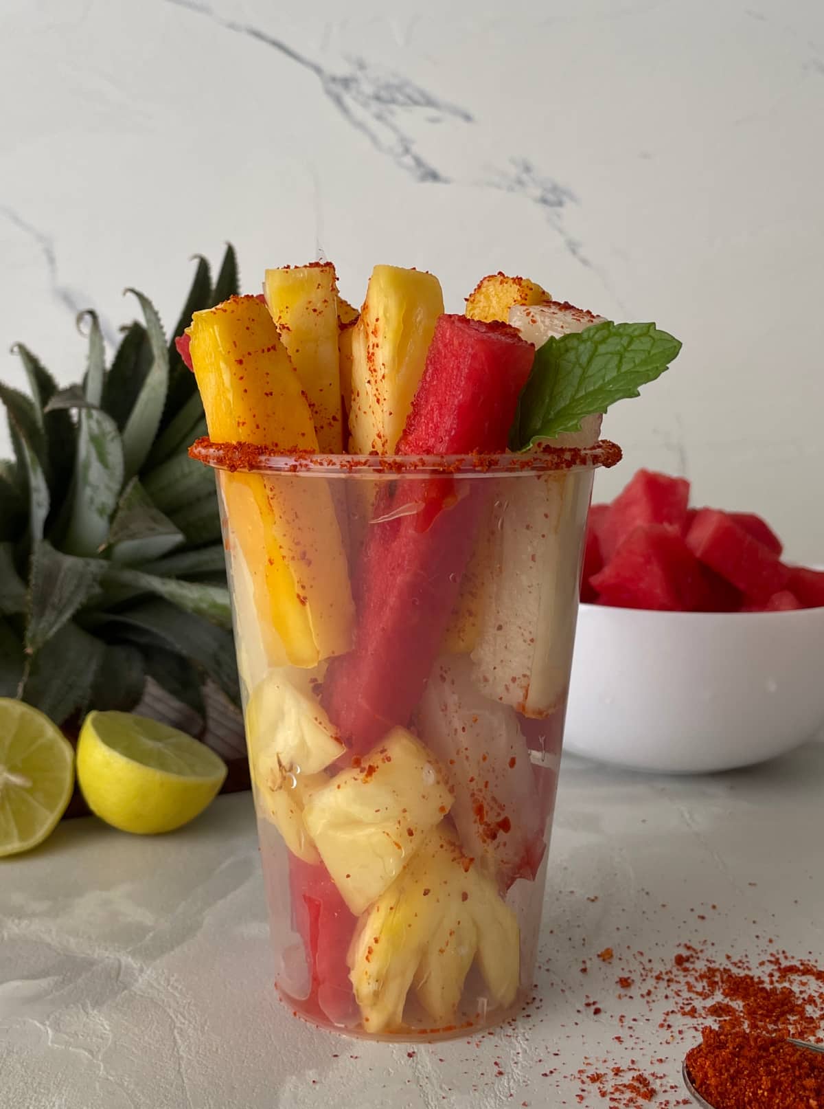 Mexican Fruit Cup with Tajin seasoning - SheSaved®